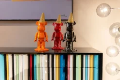 KARE Deko Figur Gelato Bear Schwarz 40cm