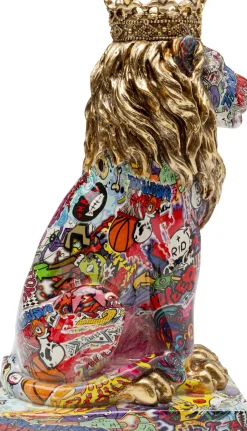 KARE Deko Figur Graffiti King Lion 29cm