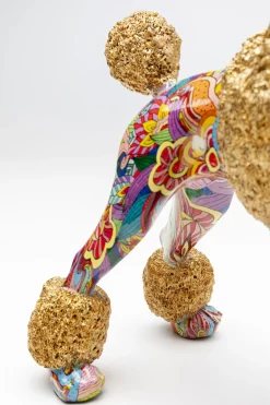 KARE Deko Figur Graffiti Poodle 34cm