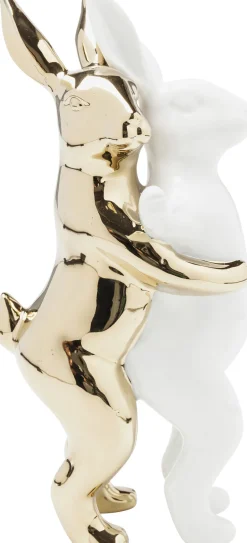 KARE Deko Figur Hugging Rabbits Medium