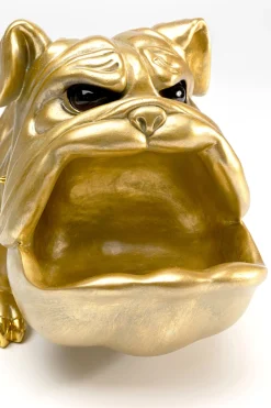 KARE Deko Figur Hungry Dog Gold 37cm