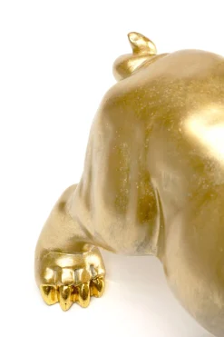 KARE Deko Figur Hungry Dog Gold 37cm