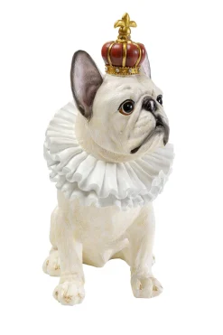 KARE Deko Figur King Dog Weiß 33cm
