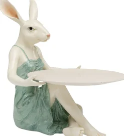 KARE Deko Figur Lady Rabbit Tray 29cm