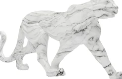 KARE Deko Figur Leopard Marble 129cm