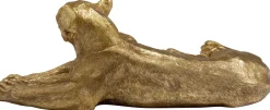 KARE Deko Figur Lion Gold 113cm