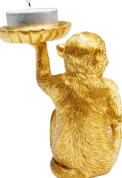 KARE Deko Figur Monkey Tealight Holder 11cm