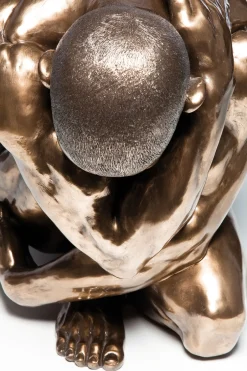 KARE Deko Figur Nude Man Hug Bronze 54cm