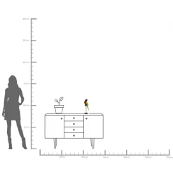 KARE Deko Figur Parrot Grün 36cm