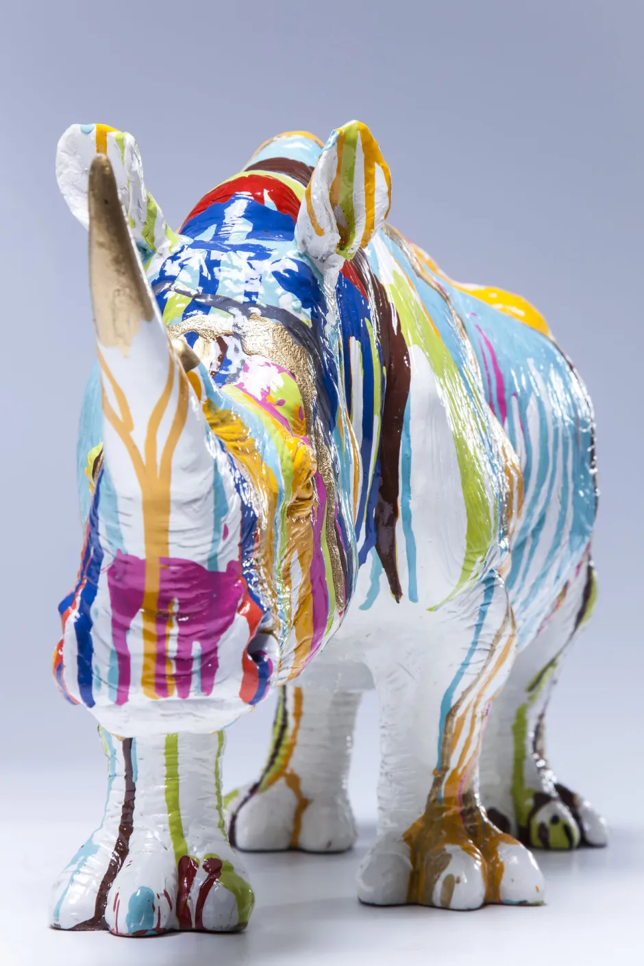 KARE Deko Figur Rhino Colore 26cm