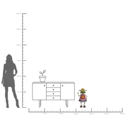 KARE Deko Figur Robot Gabby 62cm