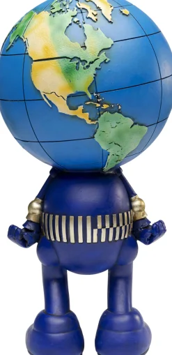 KARE Deko Figur Robot World 50cm