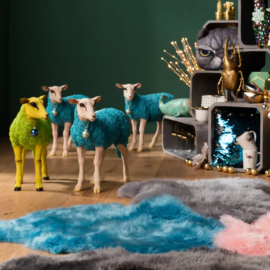 KARE Deko Figur Sheep Colore Green