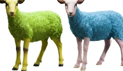 KARE Deko Figur Sheep Colore Green
