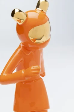 KARE Deko Figur Skating Astronaut Orange 33cm
