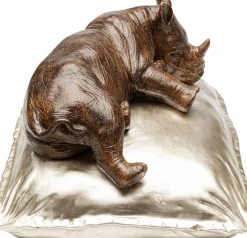 KARE Deko Figur Sleeping Rhino 37cm
