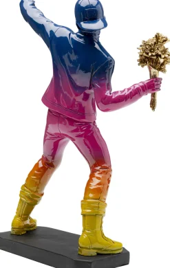KARE Deko Figur Street Art Bouquet Rainbow 41cm