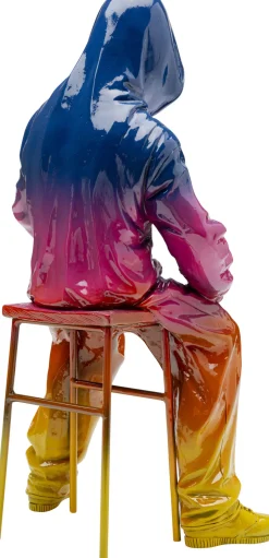 KARE Deko Figur Street Art Boy Rainbow 36cm