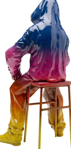 KARE Deko Figur Street Art Boy Rainbow 36cm