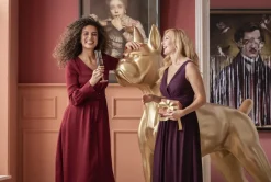 KARE Deko Figur Toto XL Gold 180cm