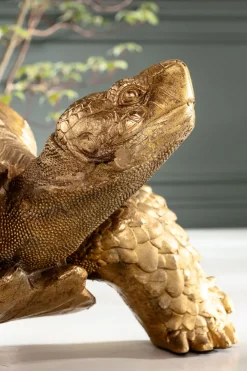 KARE Deko Figur Turtle Gold Groß