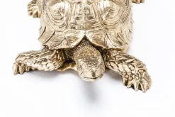 KARE Deko Figur Turtle Gold Klein