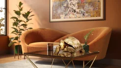 KARE Deko Figur Turtle Gold Medium 40cm