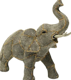 KARE Deko Figur Walking Elephant Pearls 24cm