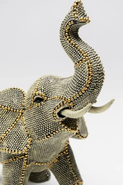 KARE Deko Figur Walking Elephant Pearls 24cm