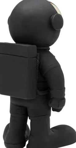 KARE Deko Figur Welcome Astronaut Schwarz 27cm