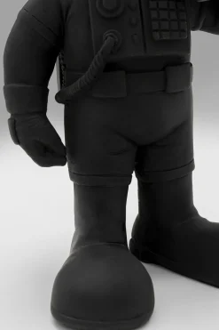 KARE Deko Figur Welcome Astronaut Schwarz 27cm