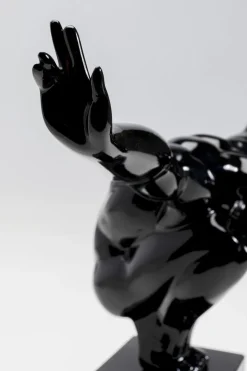 KARE Deko Objekt Athlet Schwarz 75cm