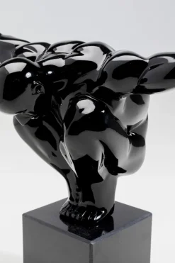 KARE Deko Objekt Athlet Schwarz 75cm