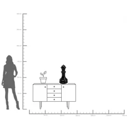 KARE Deko Objekt Chess Queen 60cm