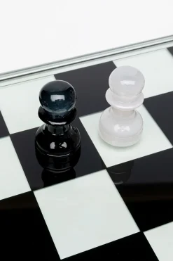 KARE Deko Objekt Chess Transparent 60x60cm