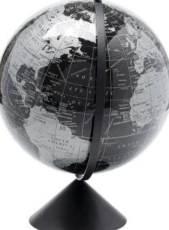 KARE Deko Objekt Globe Top Schwarz 40cm