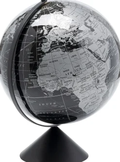 KARE Deko Objekt Globe Top Schwarz 40cm