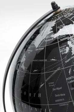 KARE Deko Objekt Globe Top Schwarz 40cm