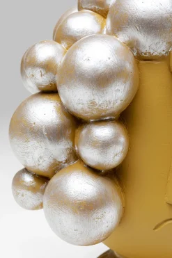 KARE Deko Objekt Hairstyle Gelb 19cm