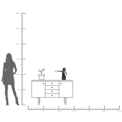 KARE Deko Objekt Lady Balboa 40cm