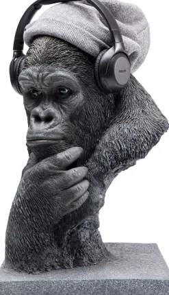 KARE Deko Objekt Thinking Gorilla Head 49cm