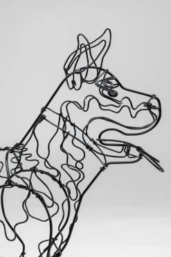 KARE Deko Objekt Wire Attack Dog 36cm