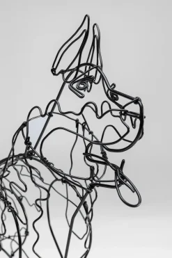 KARE Deko Objekt Wire Attack Dog 36cm