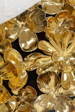 KARE Deko Rahmen Gold Flower 60x60cm