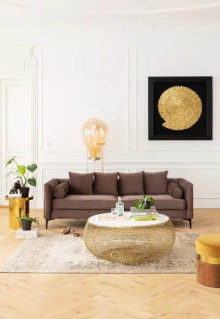 KARE Deko Rahmen Golden Snail 120x120cm