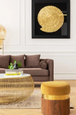 KARE Deko Rahmen Golden Snail 120x120cm