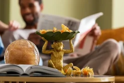 KARE Deko Schale Banana Leaf 14x24cm