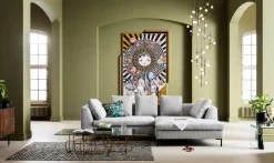 KARE Deko Schale Flower Bloom Creme Gold Ø25cm