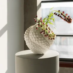 KARE Deko Vase Anemone Weiß 37cm