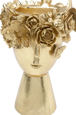 KARE Deko Vase Flowercrown Gold 20cm